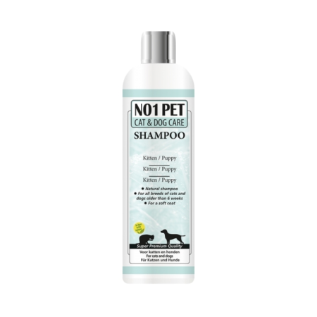 NO1PET Kitten/Puppy Shampoo – mildes Pflegeshampoo ab 6 Wochen (200 ml)