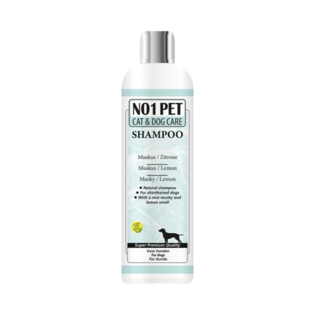 NO1PET Moschus/Lemon Shampoo – erfrischendes Hundeshampoo mit natürlichem Duft 200 ml