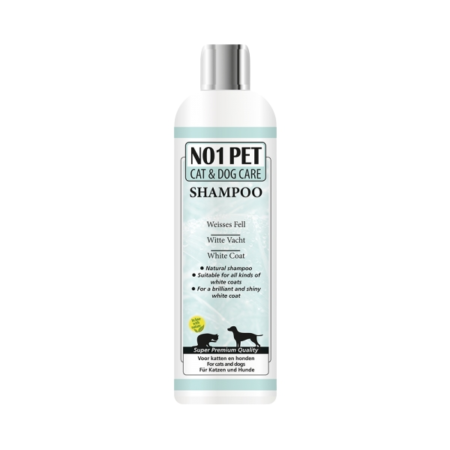 NO1PET White Coat Shampoo – strahlende Pflege für weißes Fell (200 ml)