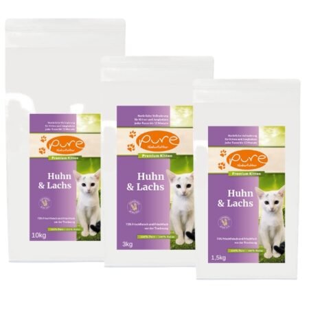 PURE Premium Kitten Huhn & Lachs – getreidefrei