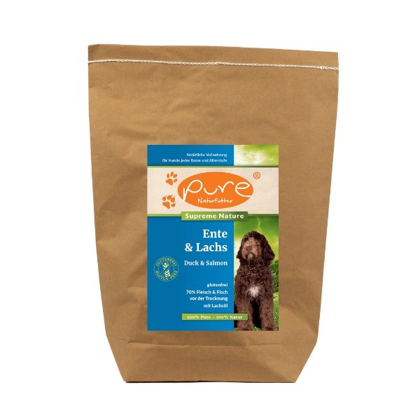 PURE Supreme Dog Nature Ente & Lachs - kleine Kroketten 5kg