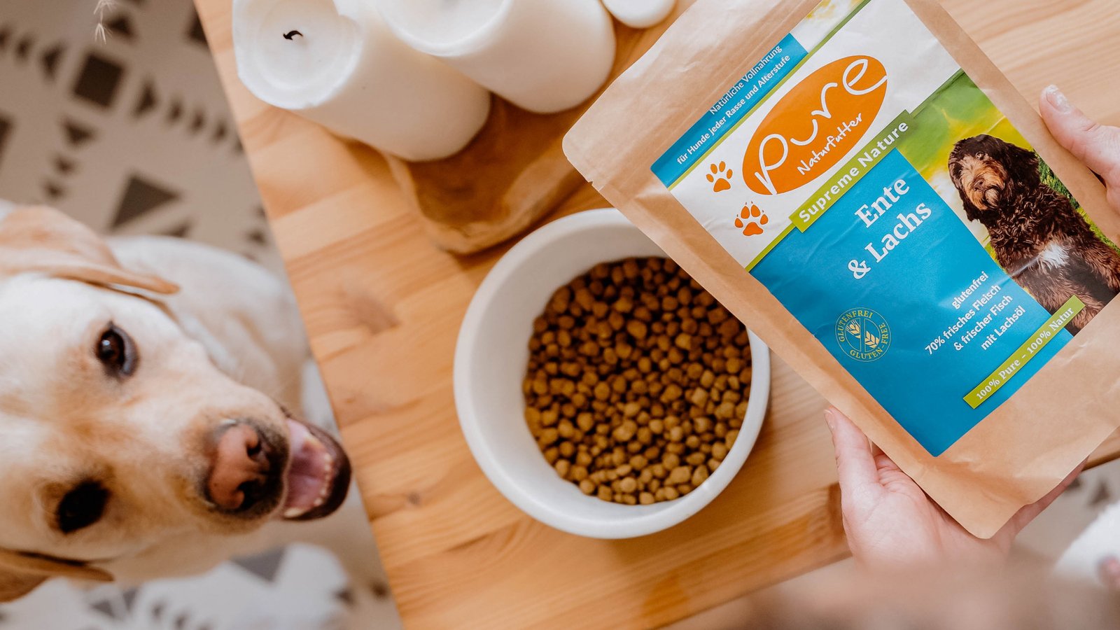 PURE Hundefutter – Gesund, ehrlich, geliebt